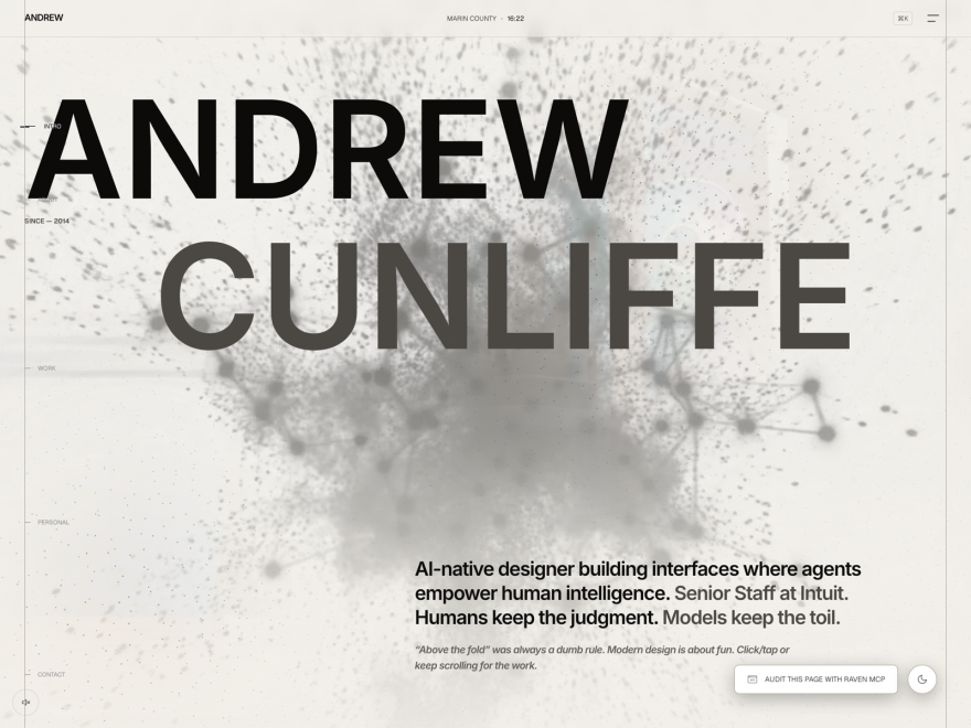 Andrew Cunliffe — Senior Staff Designer & Technologist
