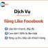 Dịch vụ tăng like FB Limoseo