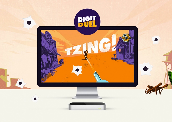 Digit Duel Promo Site award-winning website design screenshot 1