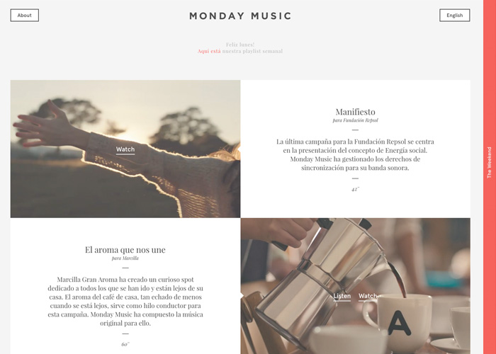 Monday Music - Awwwards SOTD