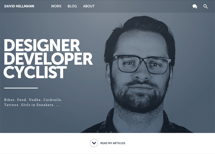 David Hellmann — Designer. Developer. Cyclist.