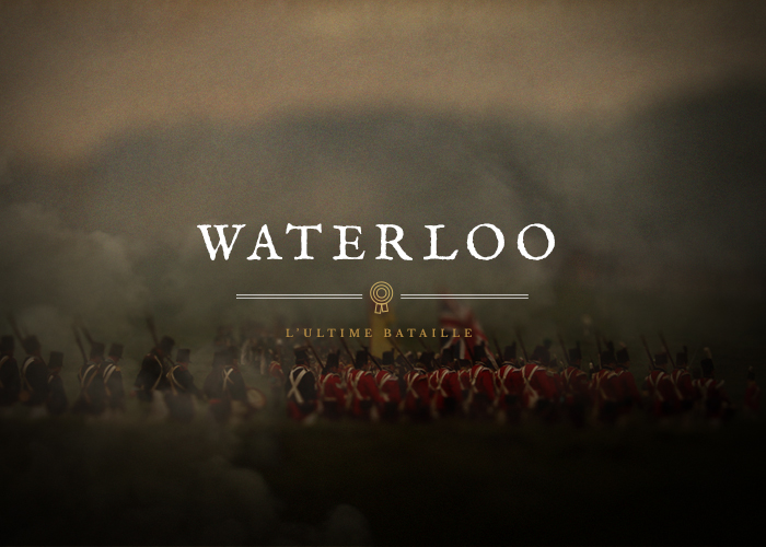 Waterloo : The Film award-winning website design screenshot 1