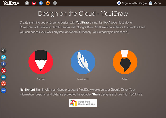 Youidraw Online Vector Graphic Design Online Logo Maker Awwwards Nominee
