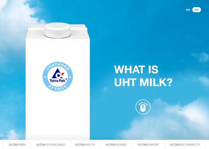 Tetra Pak UHT Milk - Awwwards Nominee