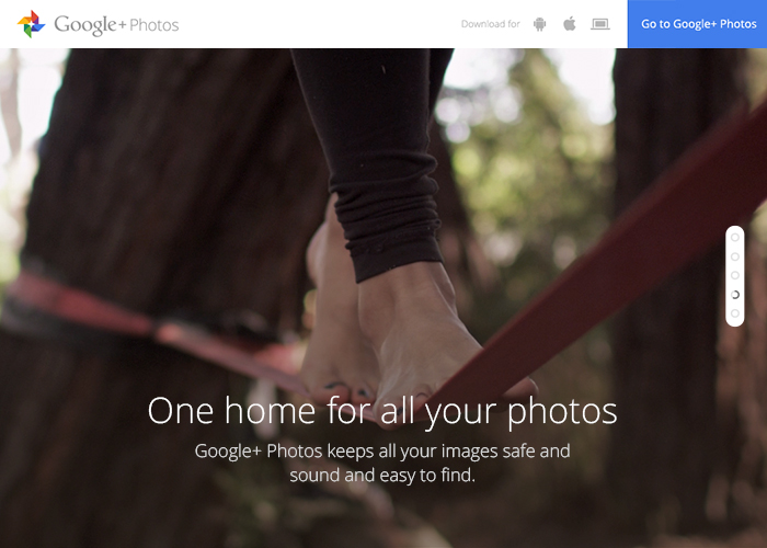 Google+ Photos — Site of the Day - Sep 2, 2014 website design