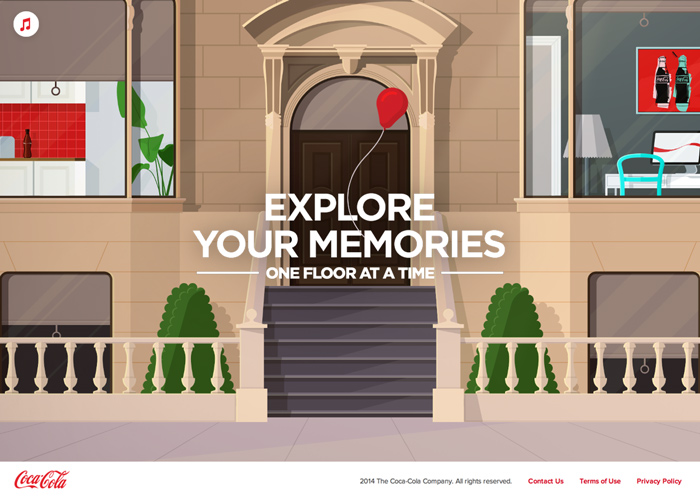 The Building of Memories award-winning website design screenshot 1