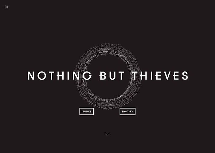 NOTHING BUT THIEVES - Awwwards SOTD