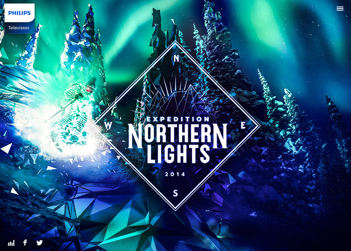 Expedition Northern Lights — Site of the Day - Dec 7, 2014 website design
