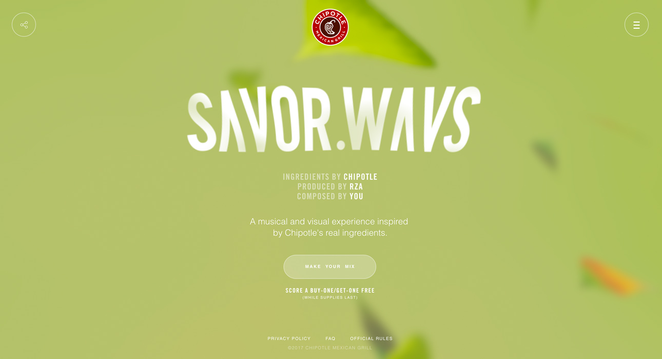 Chipotle: SAVOR.WAVS