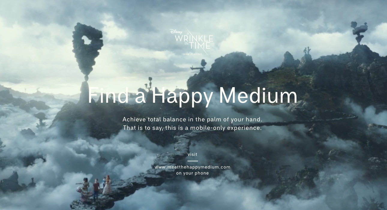 404 error page deisgn example #322: Find a Happy Medium