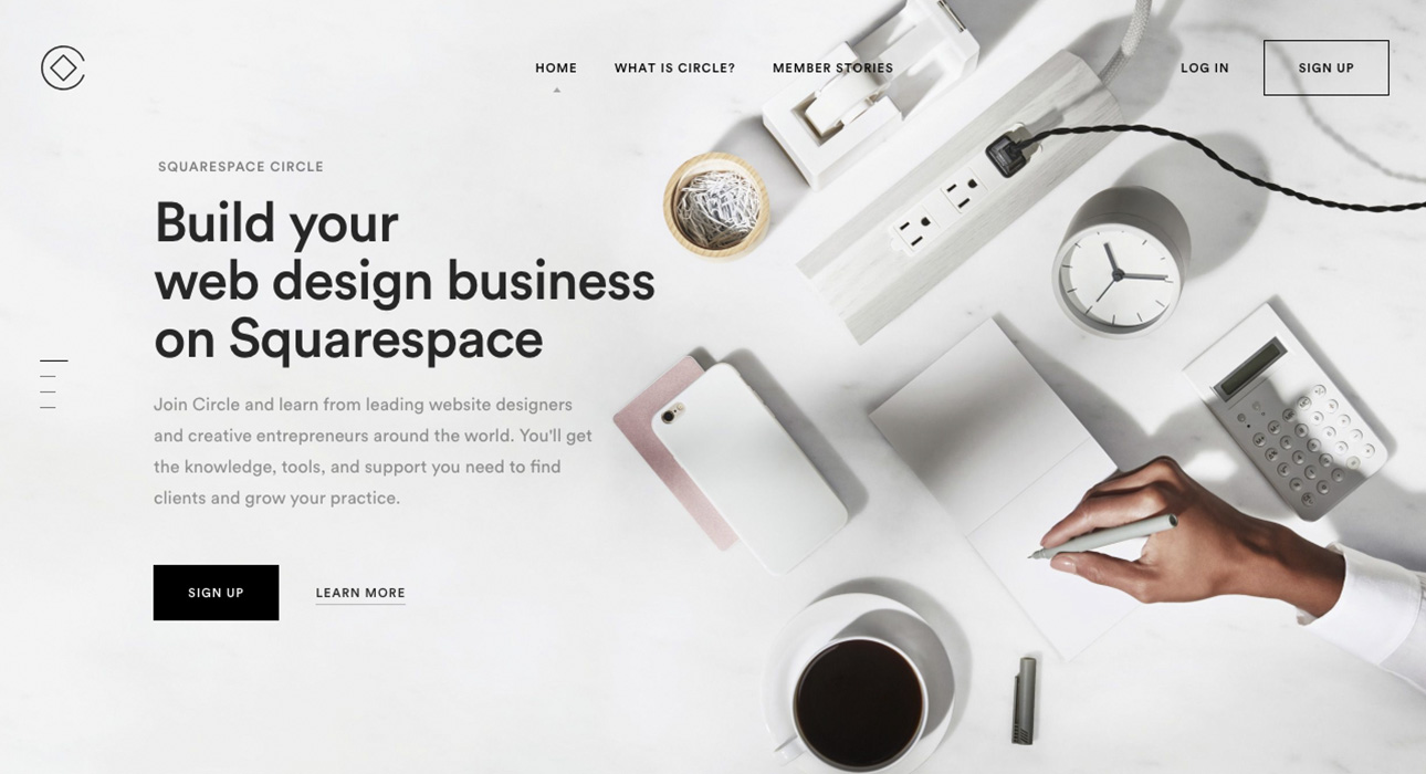 Squarespace Circle