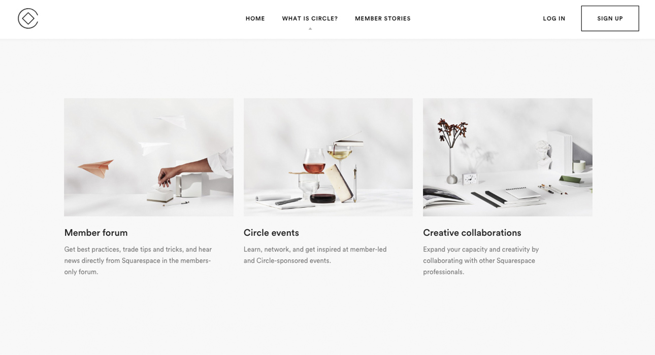 Squarespace Circle