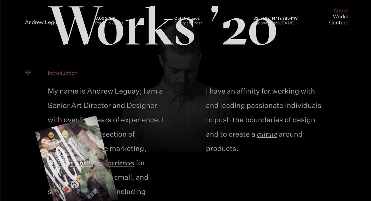 Andrew Leguay Folio 2020