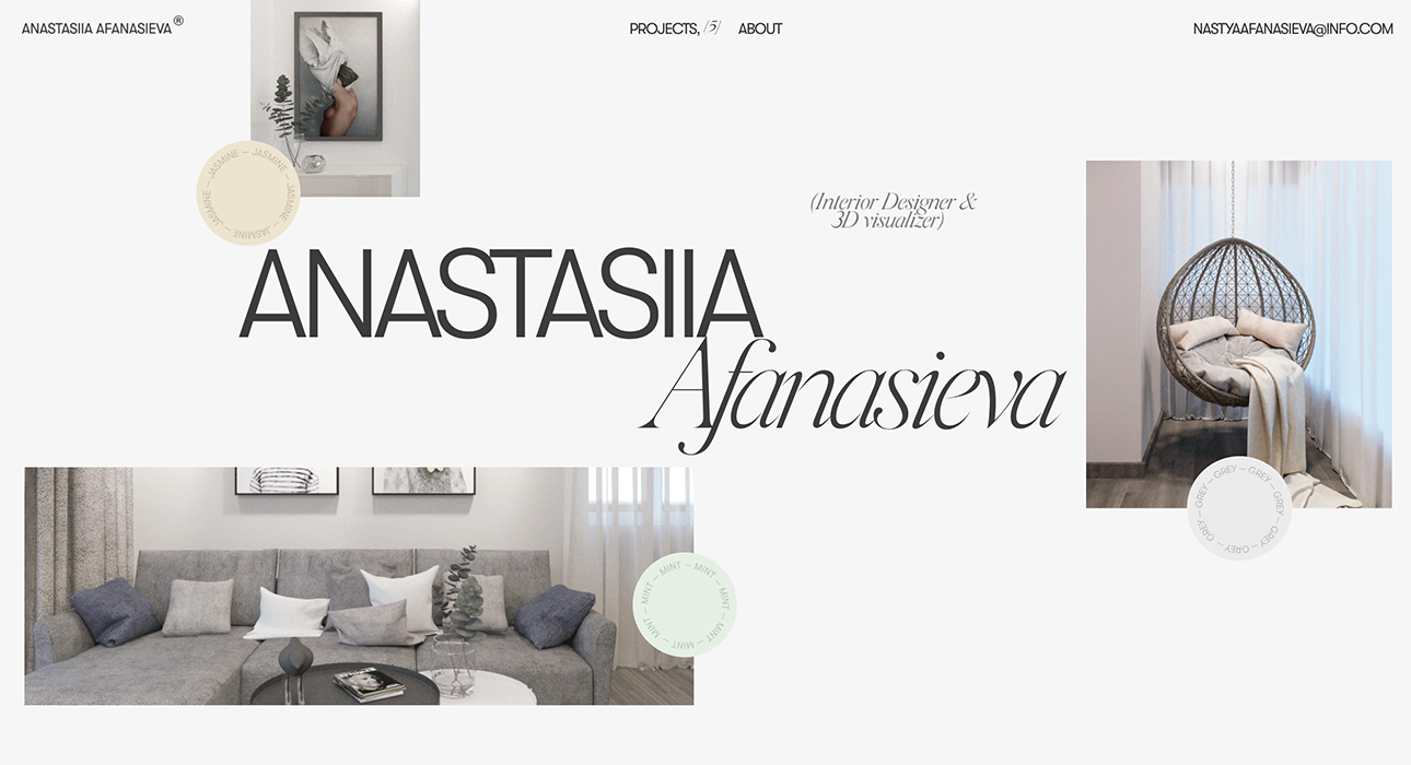 Anastasiia Afanasieva - Awwwards SOTD