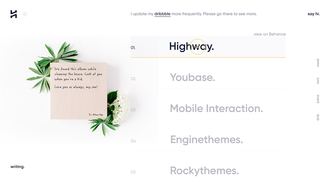 Hoang Nguyen Personal Site