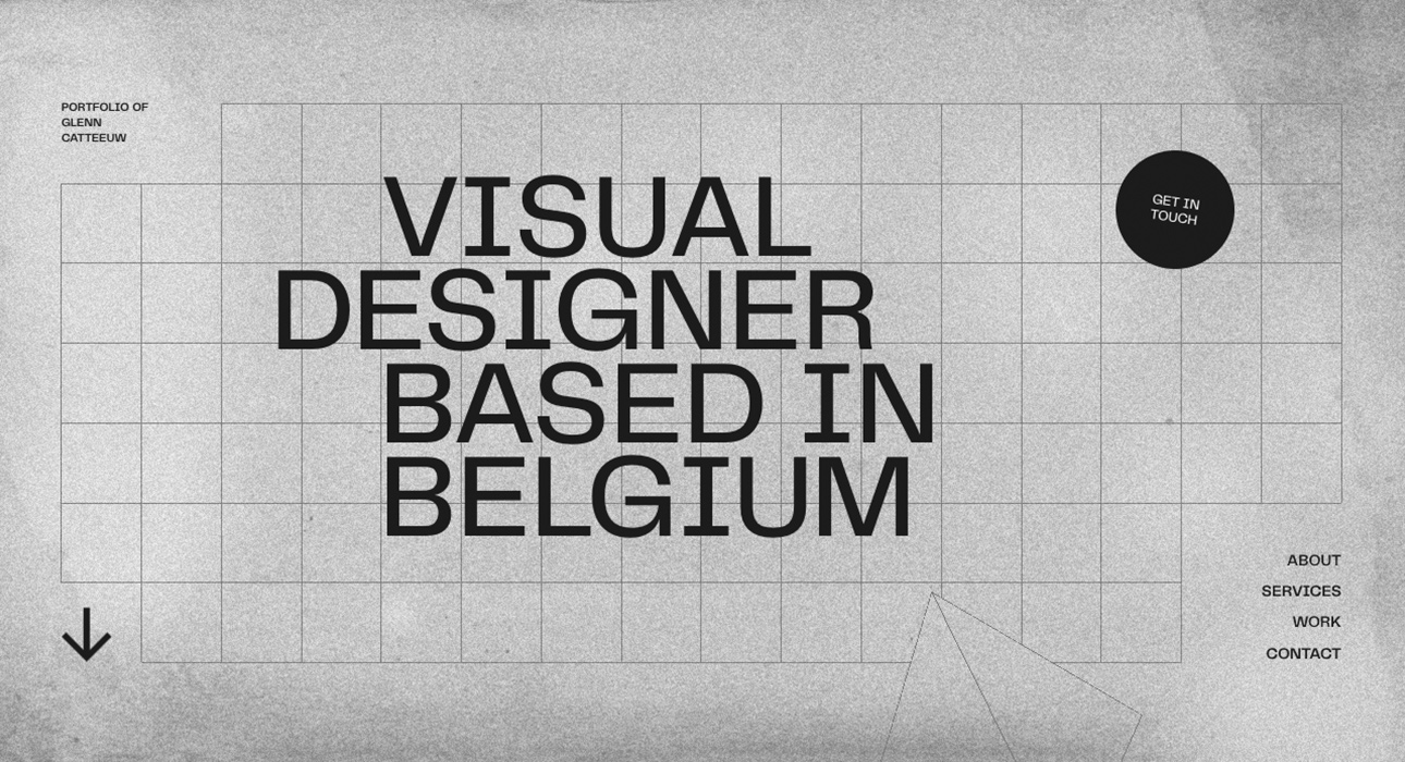 Portfolios design idea #168: Glenn Catteeuw — Portfolio