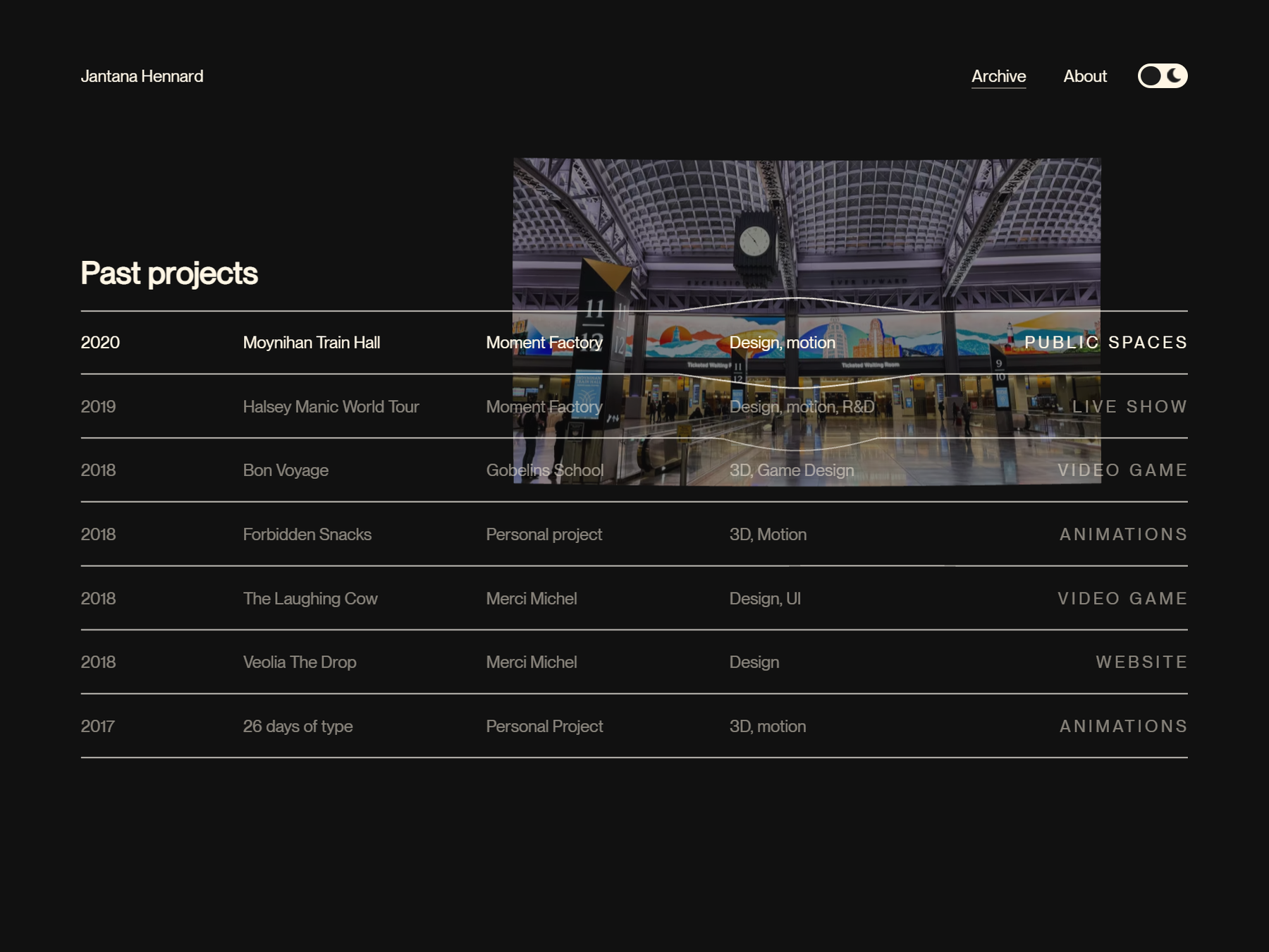 Jantana Hennard — Portfolio