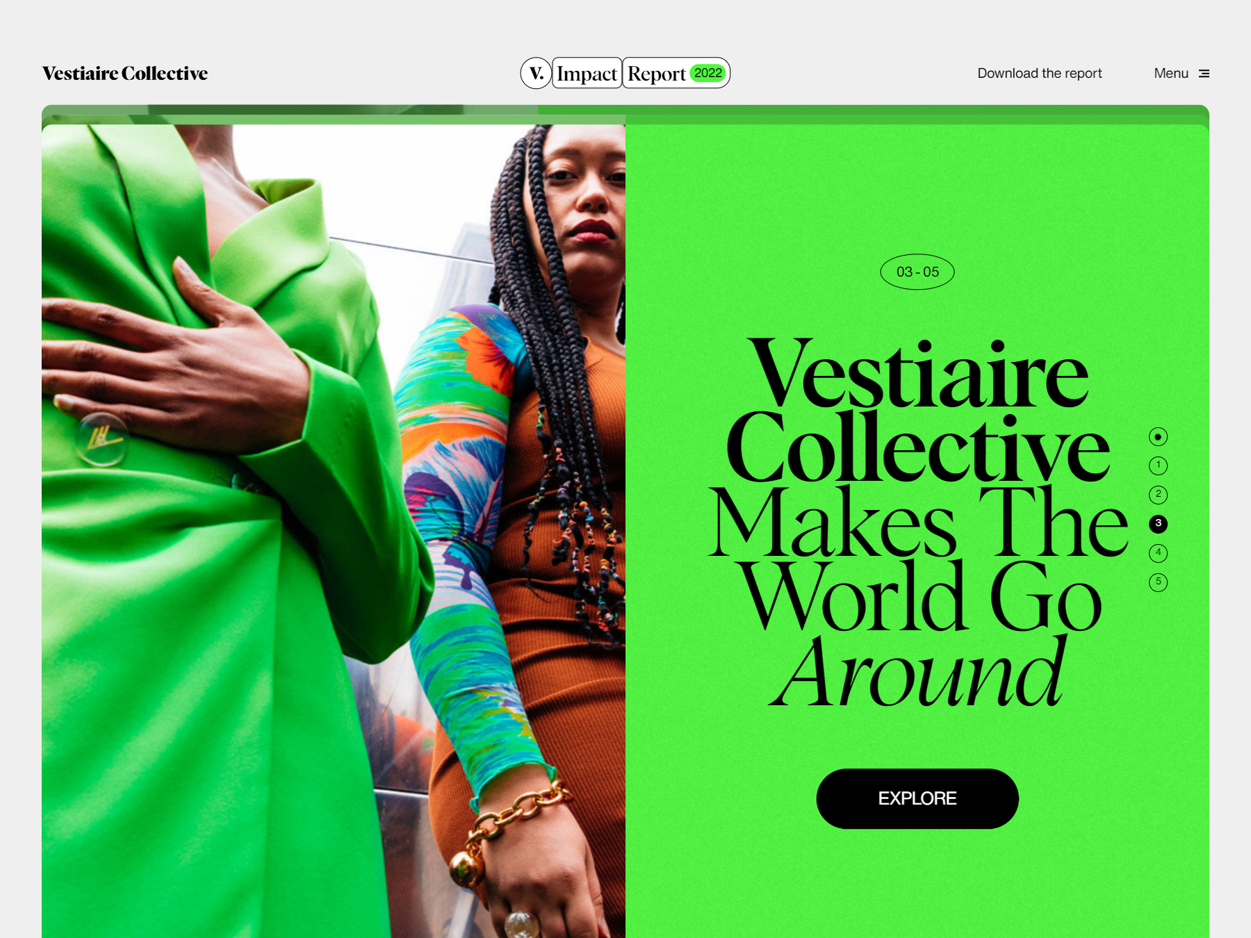 Vestiaire Collective: downloads per month 2023