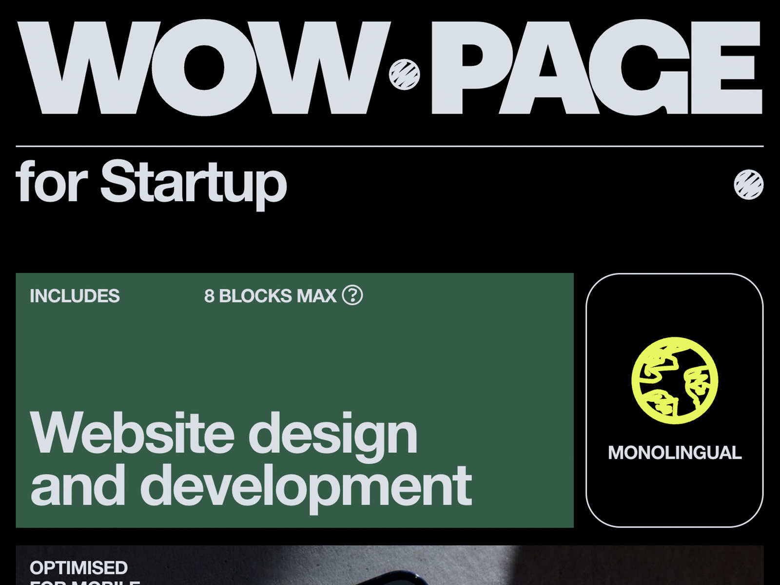 WOW-page | For Startup