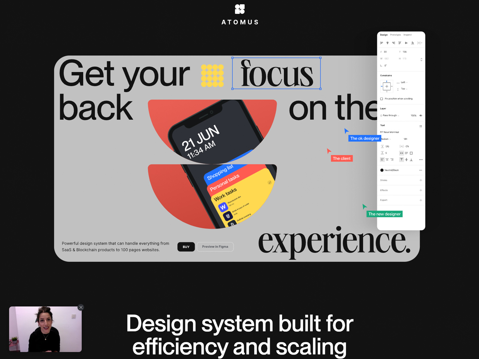 Atomus Design System for Figma