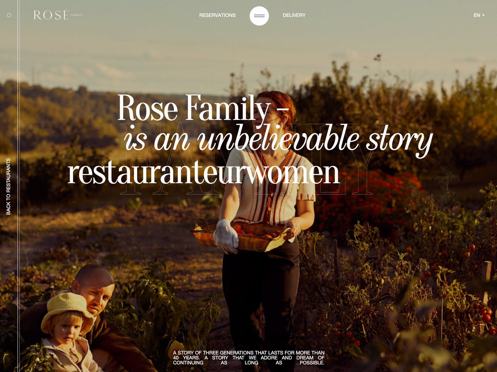 404 error page deisgn example #367: Rose Family