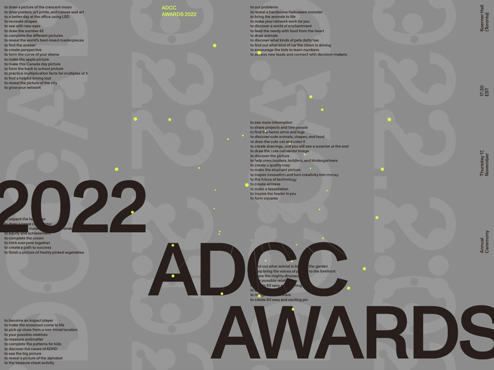 The 2022 ADCC Awards