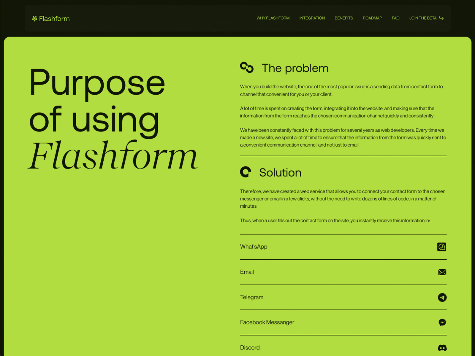 Flashform