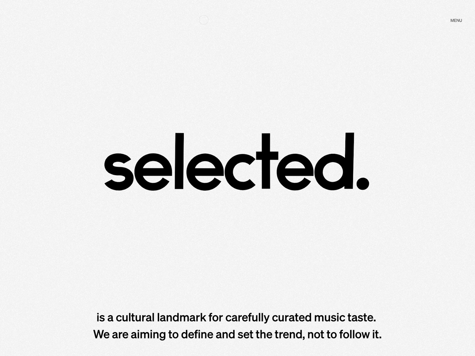 selected. - Awwwards SOTD