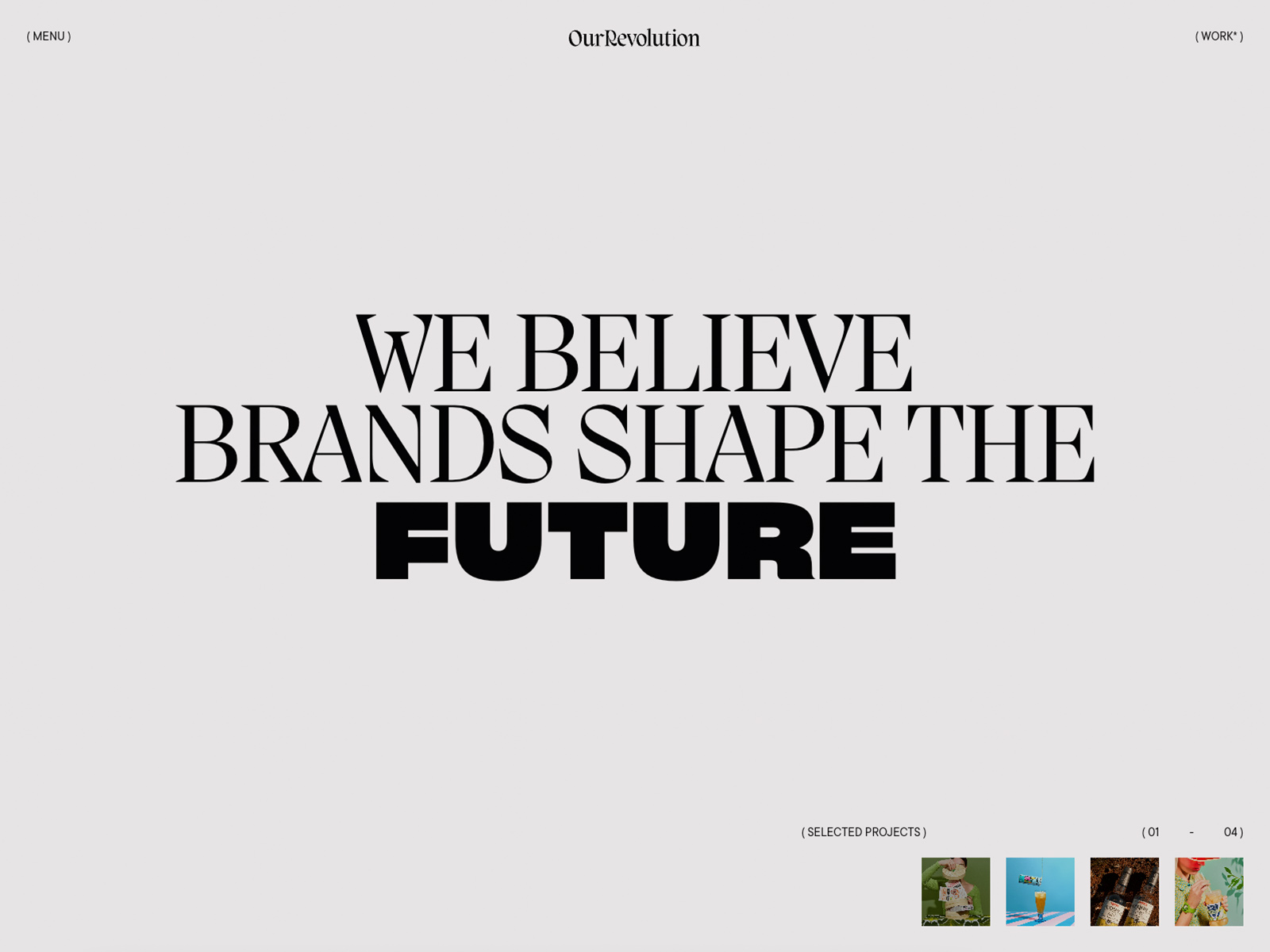 Our revolution awwwards sotd