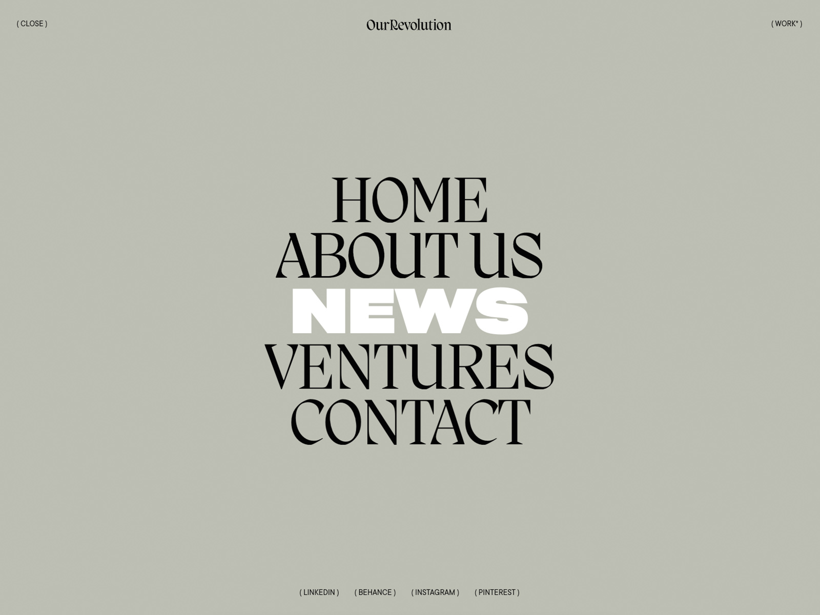 Our revolution awwwards sotd