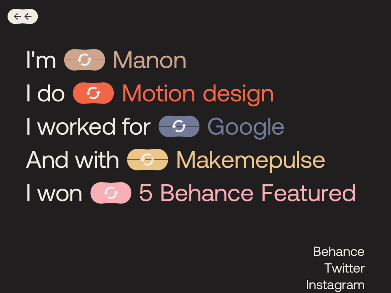 Manon Jouet Portfolio