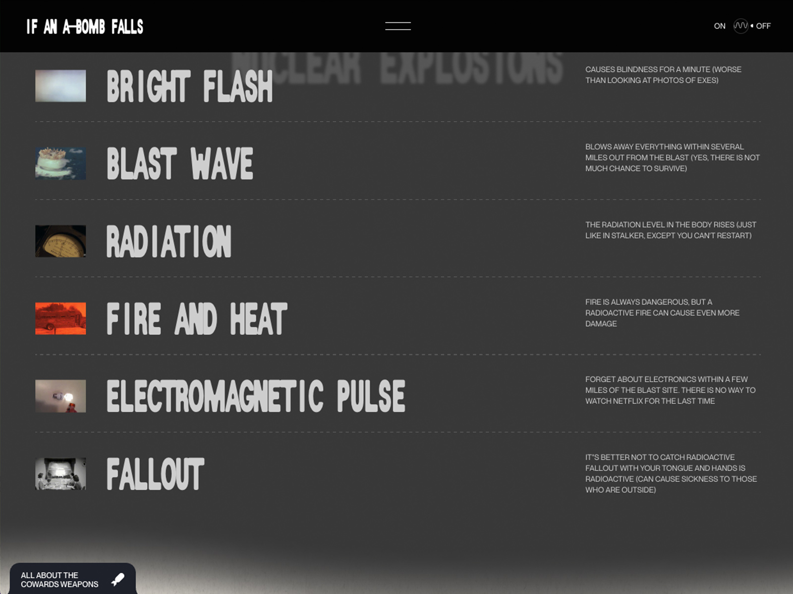 If An A-Bomb Falls