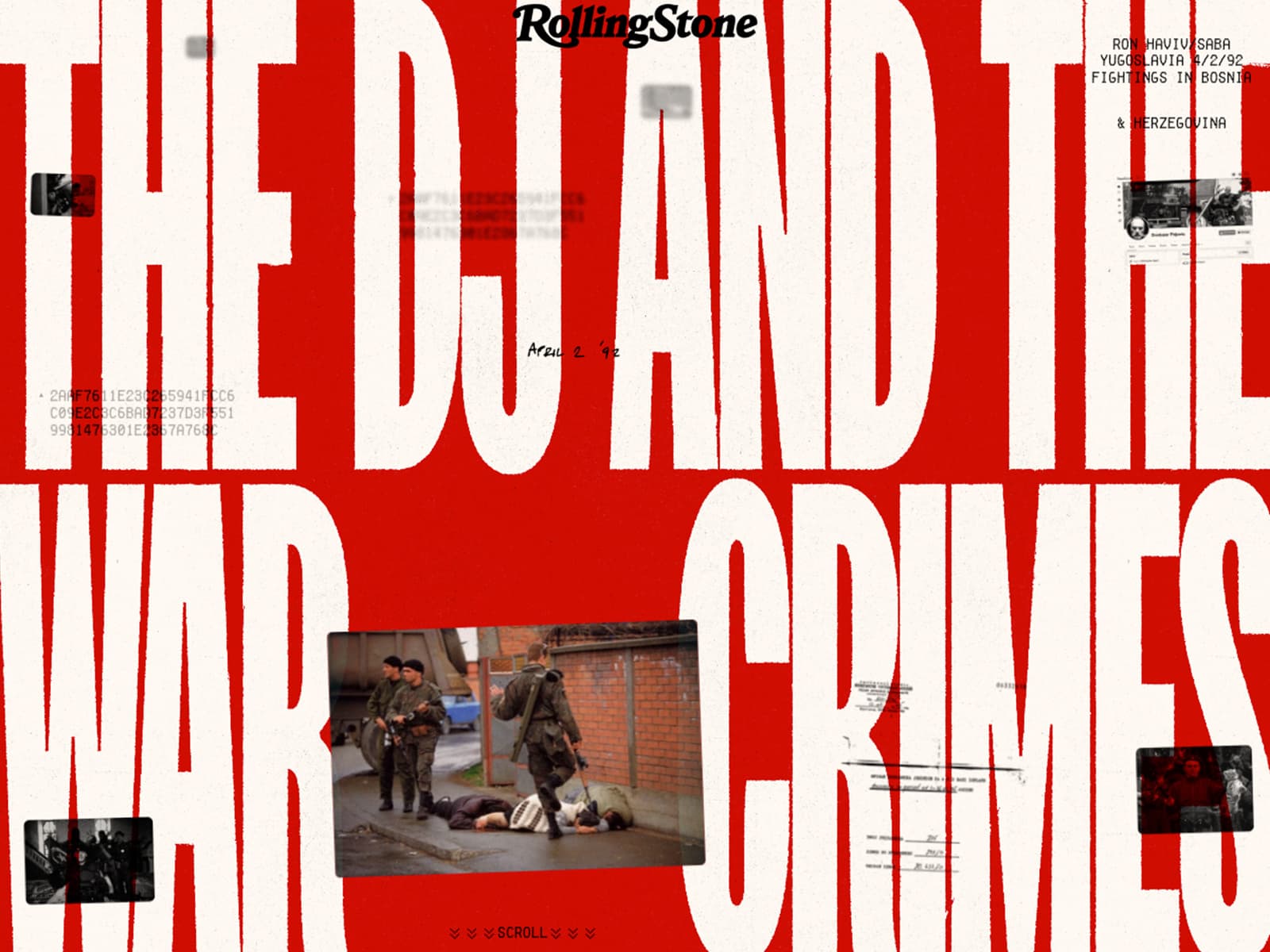 The DJ & the War Crimes