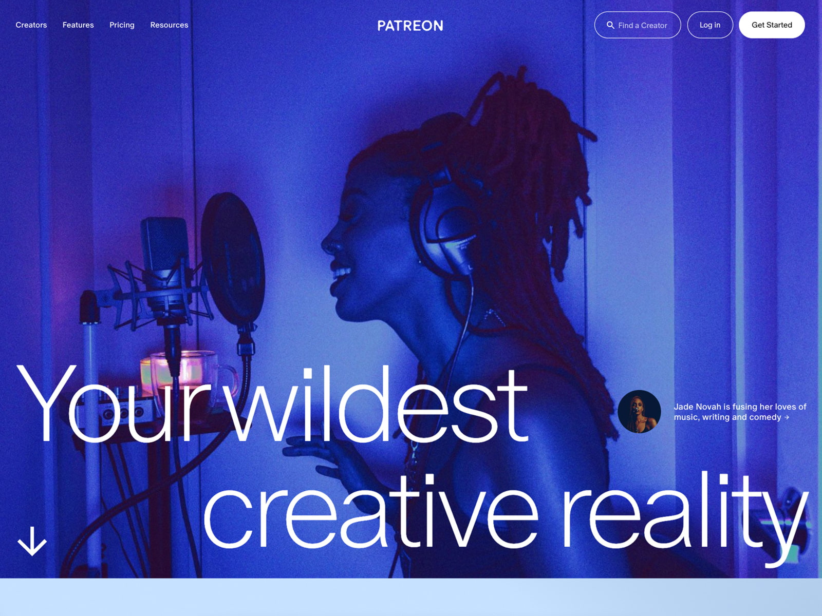 Patreon Website Redesign
