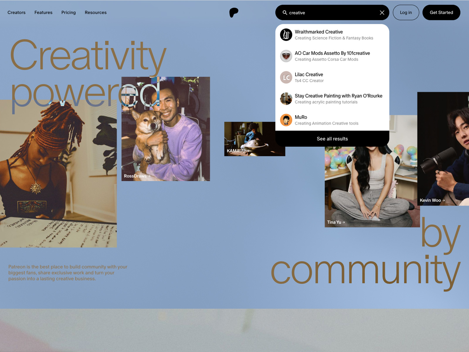 Patreon Website Redesign