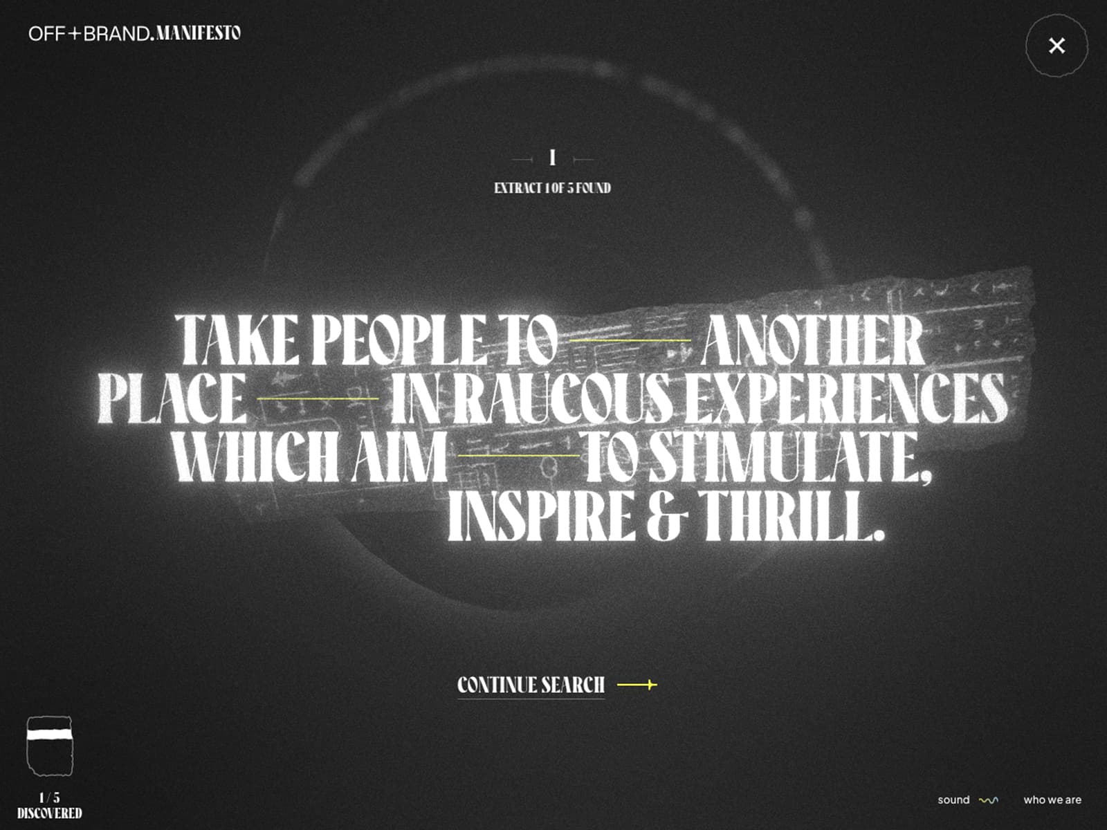 OFF+BRAND. MANIFESTO