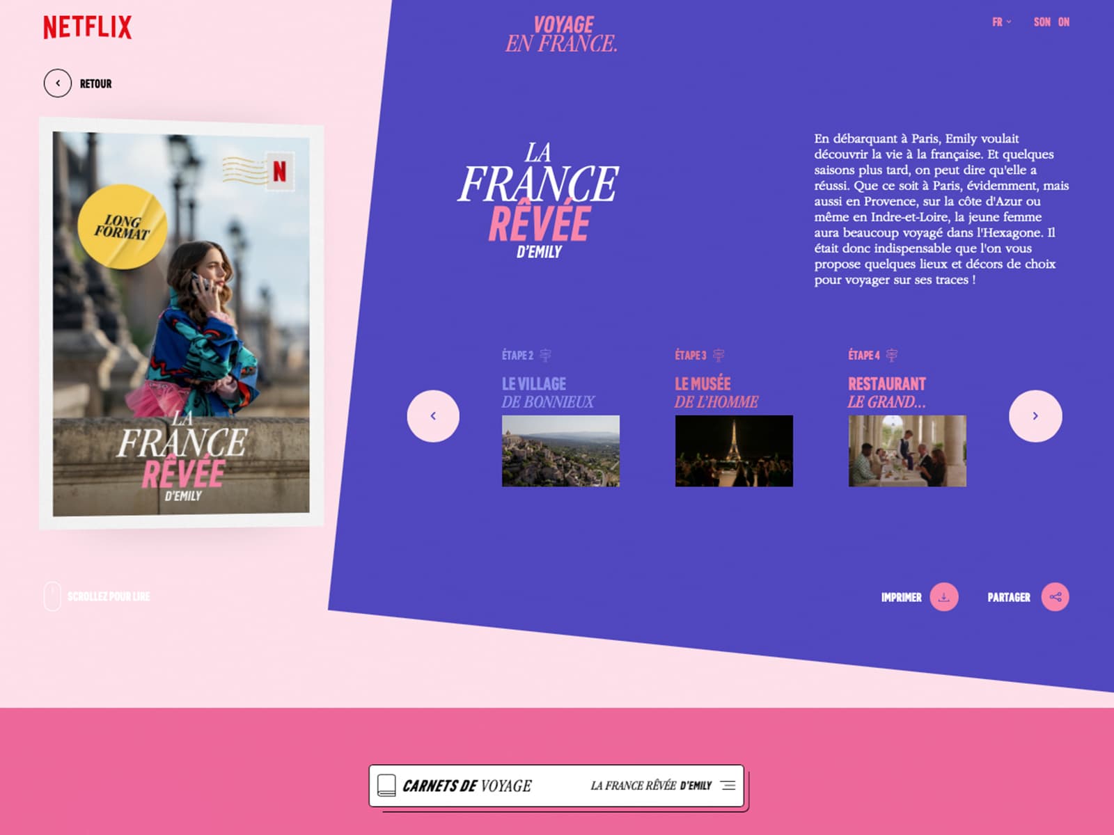 Netflix Voyage en France