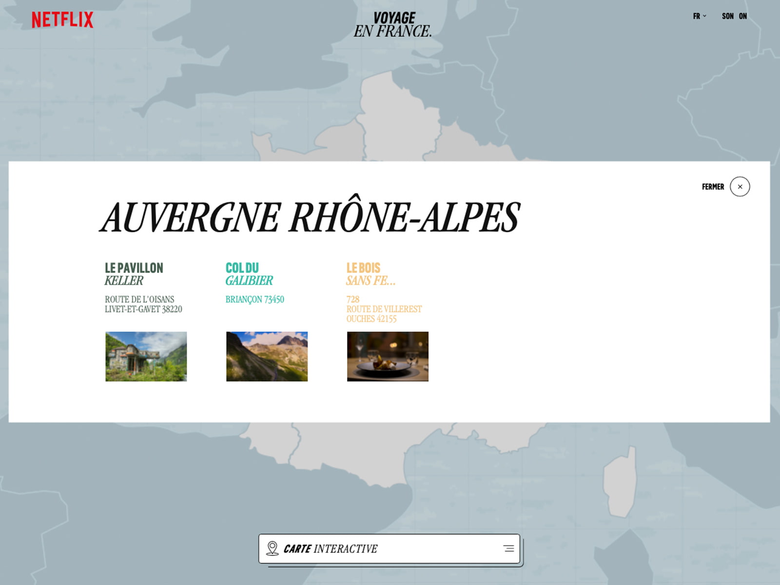 Netflix Voyage en France