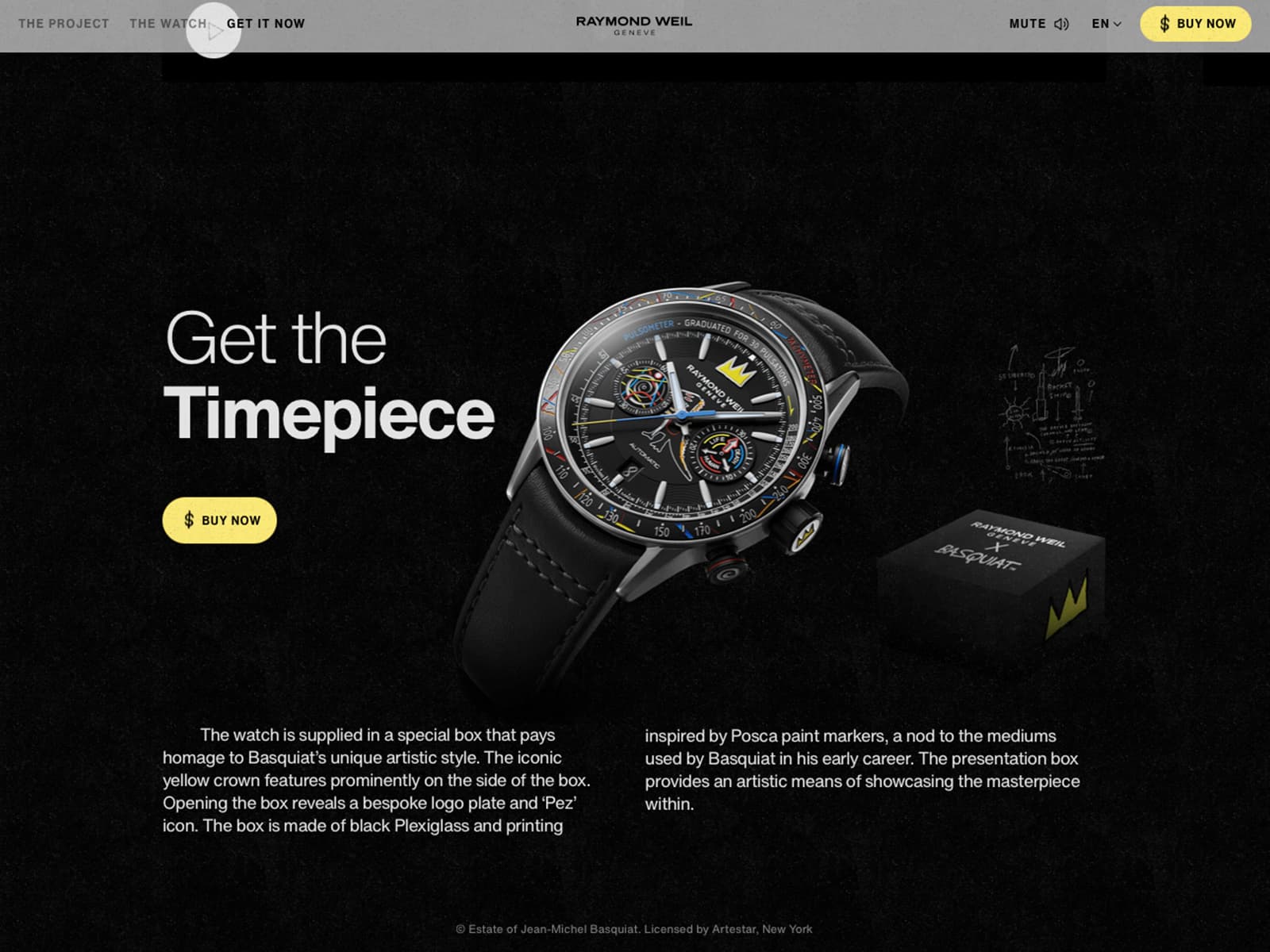 Raymond Weil × Basquiat