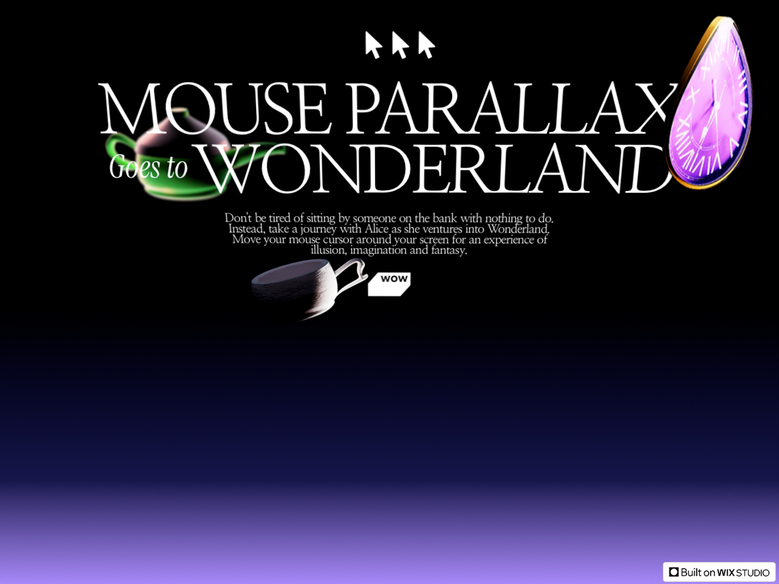 Mouse Parallax Wonderland