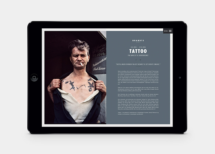 BRANDTS - Museum For Art & Visual Culture award-winning website design screenshot 1