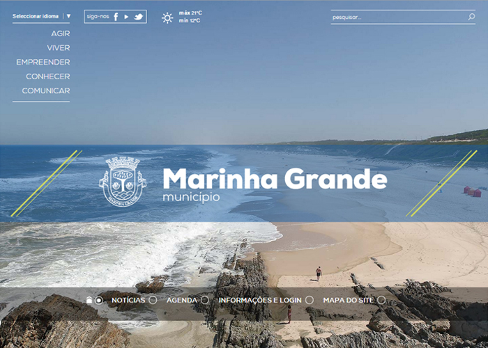 Marinha Grande Municipality - Awwwards Nominee