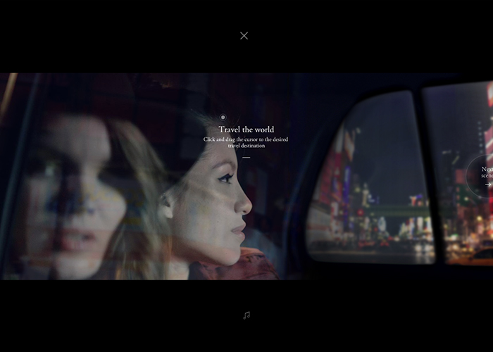 Piaget Possession award-winning website design screenshot 1
