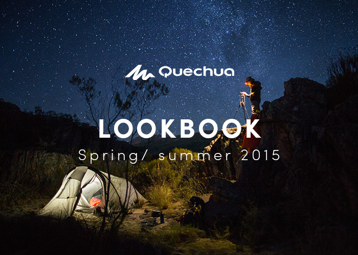 Quechua Lookbook Spring Summer 15 award-winning website design screenshot 1