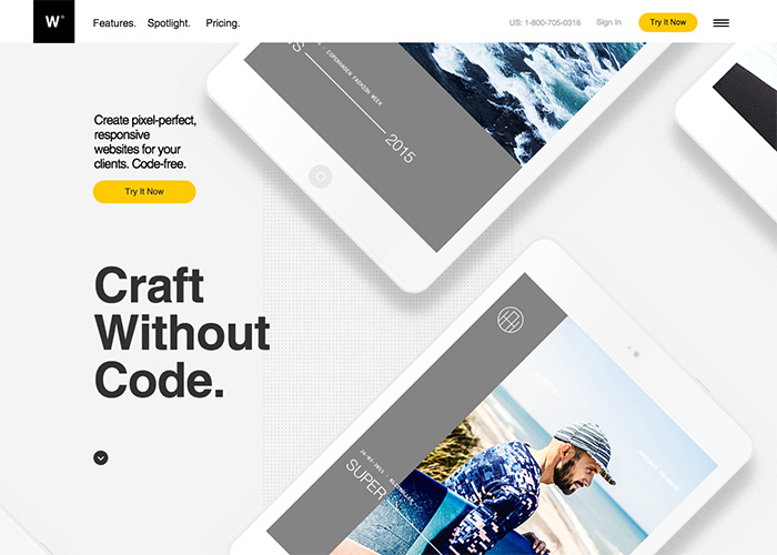 Webydo award-winning website design screenshot 1