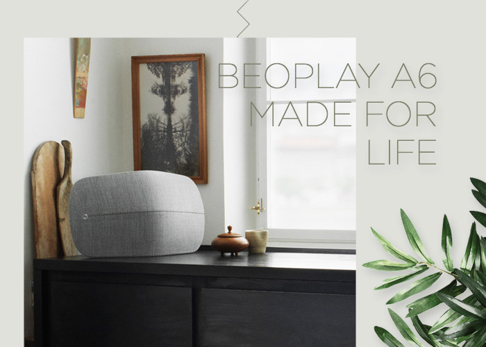 BeoPlay A6 award-winning website design screenshot 1