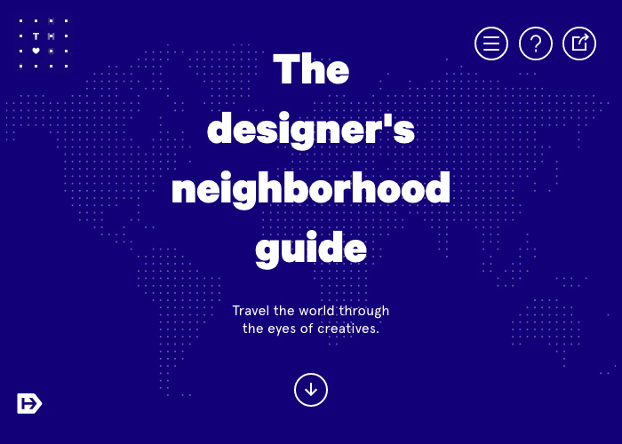 On The Grid City award-winning website design screenshot 1