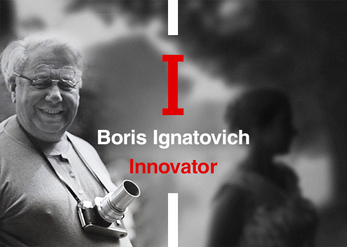 Innovator. Boris Ignatovich award-winning website design screenshot 1