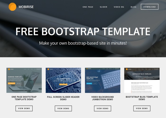 about us page in bootstrap