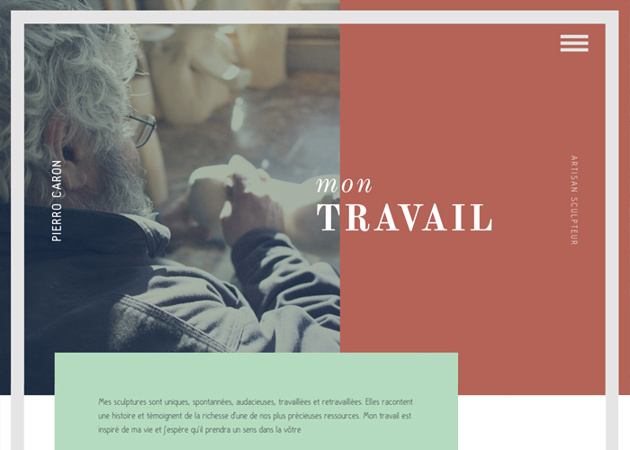 P.O.C. award-winning website design screenshot 1
